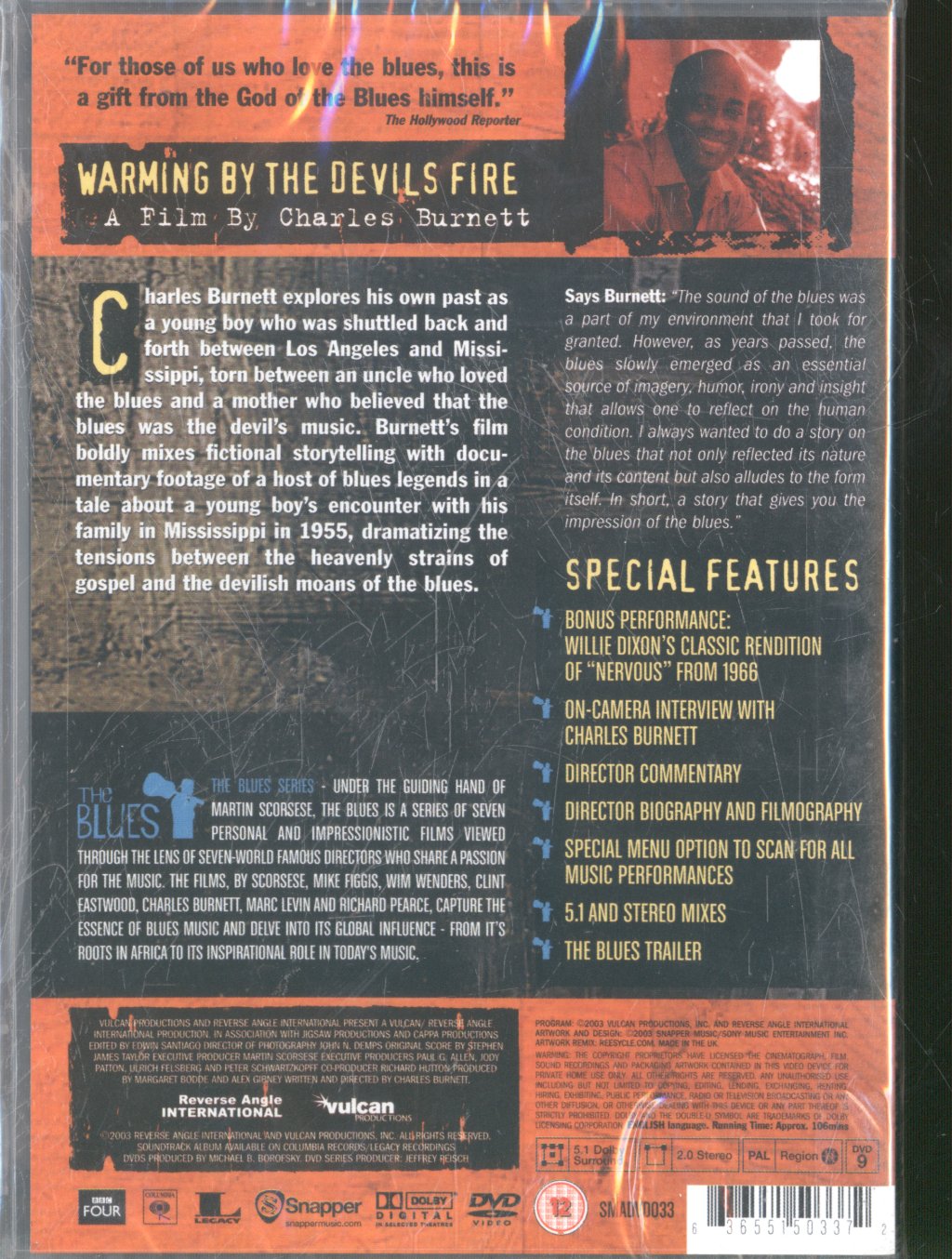 Various Artists - Martin Scorsese Presents The Blues - Warming By The Devil's Fire - Dvd