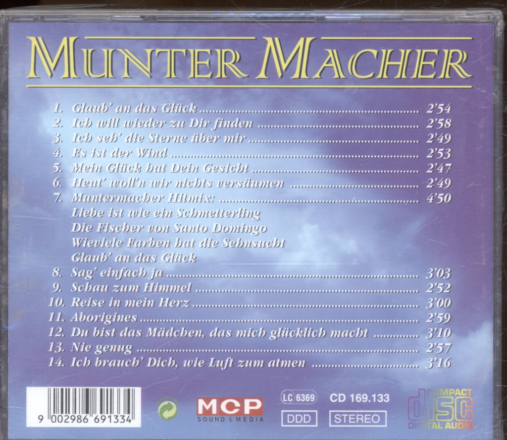 Muntermacher - Glaub' An Das Glück - Cd