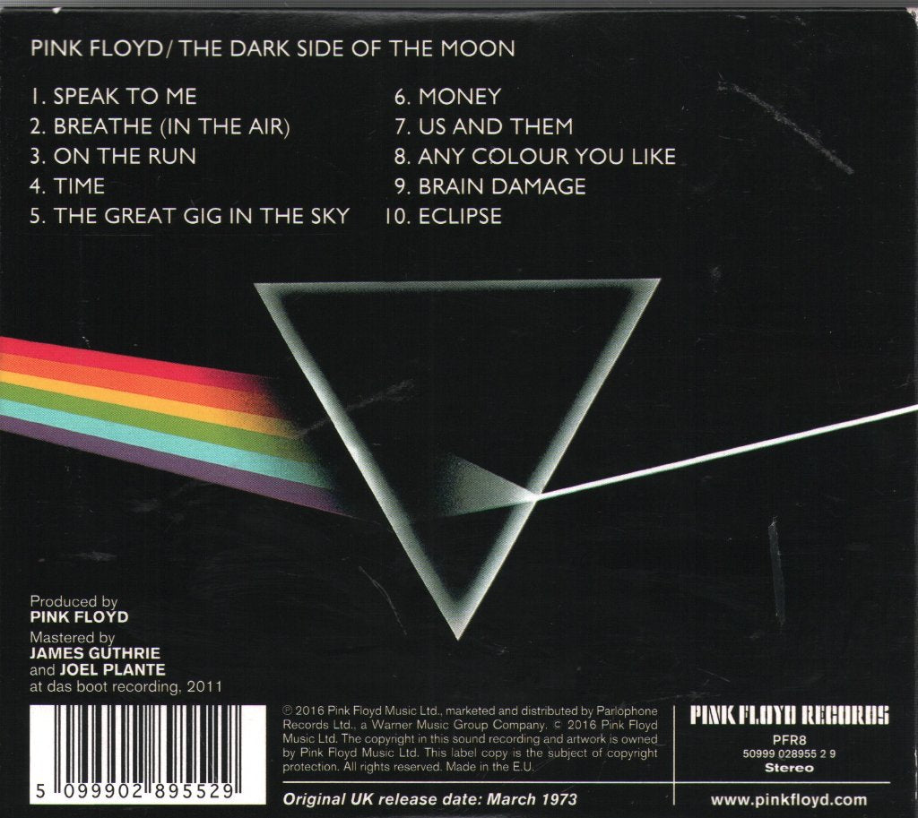 Pink Floyd - Dark Side Of The Moon - Cd