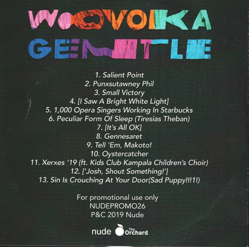 Wovoka Gentle - Start Clanging Cymbals - Cd