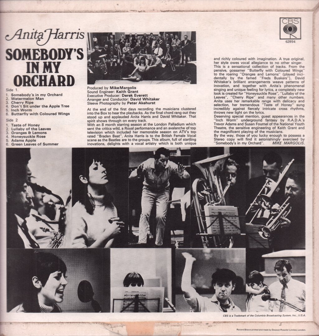 Anita Harris - Somebody's In My Orchard - Lp