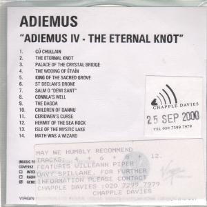 Adiemus - Adiemus Iv - The Eternal Knot - Cdr