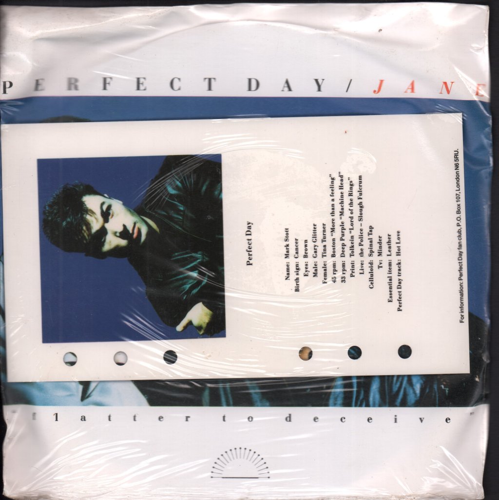 Perfect Day - Jane - 7 Inch