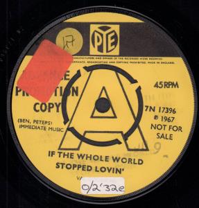 Val Doonican - If The Whole World Stopped Lovin - 7 Inch