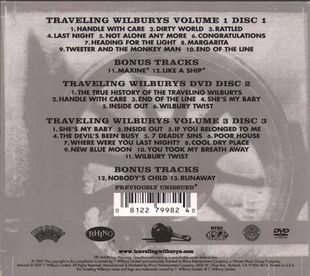 Traveling Wilburys - Collection - Cd/Dvd