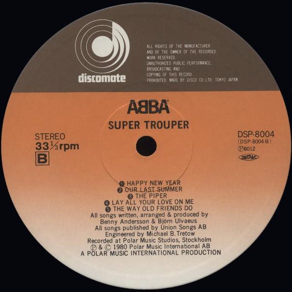 ABBA - Super Trouper = スーパー・トゥルーパー - Lp