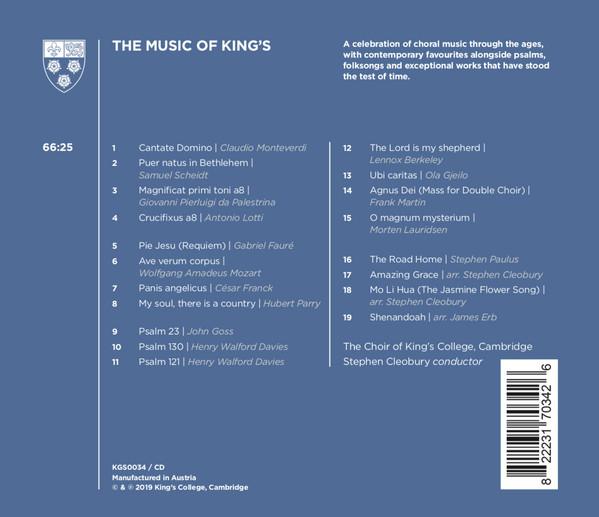 King's College Choir Of Cambridge, Stephen Cleobury - Music Of King's: Choral Favourites From Cambridge - Cd