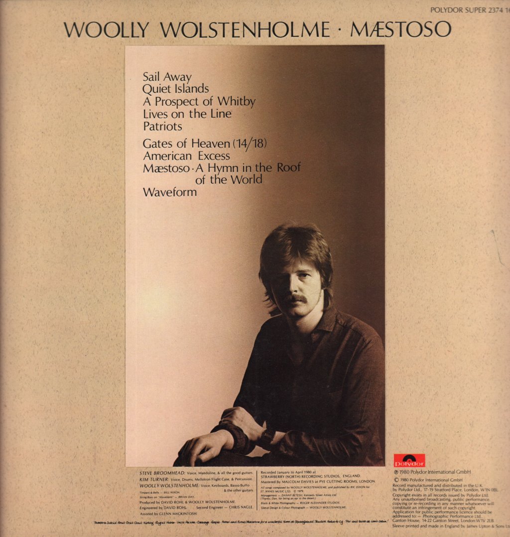 Woolly Wolstenholme - Maestoso - Lp