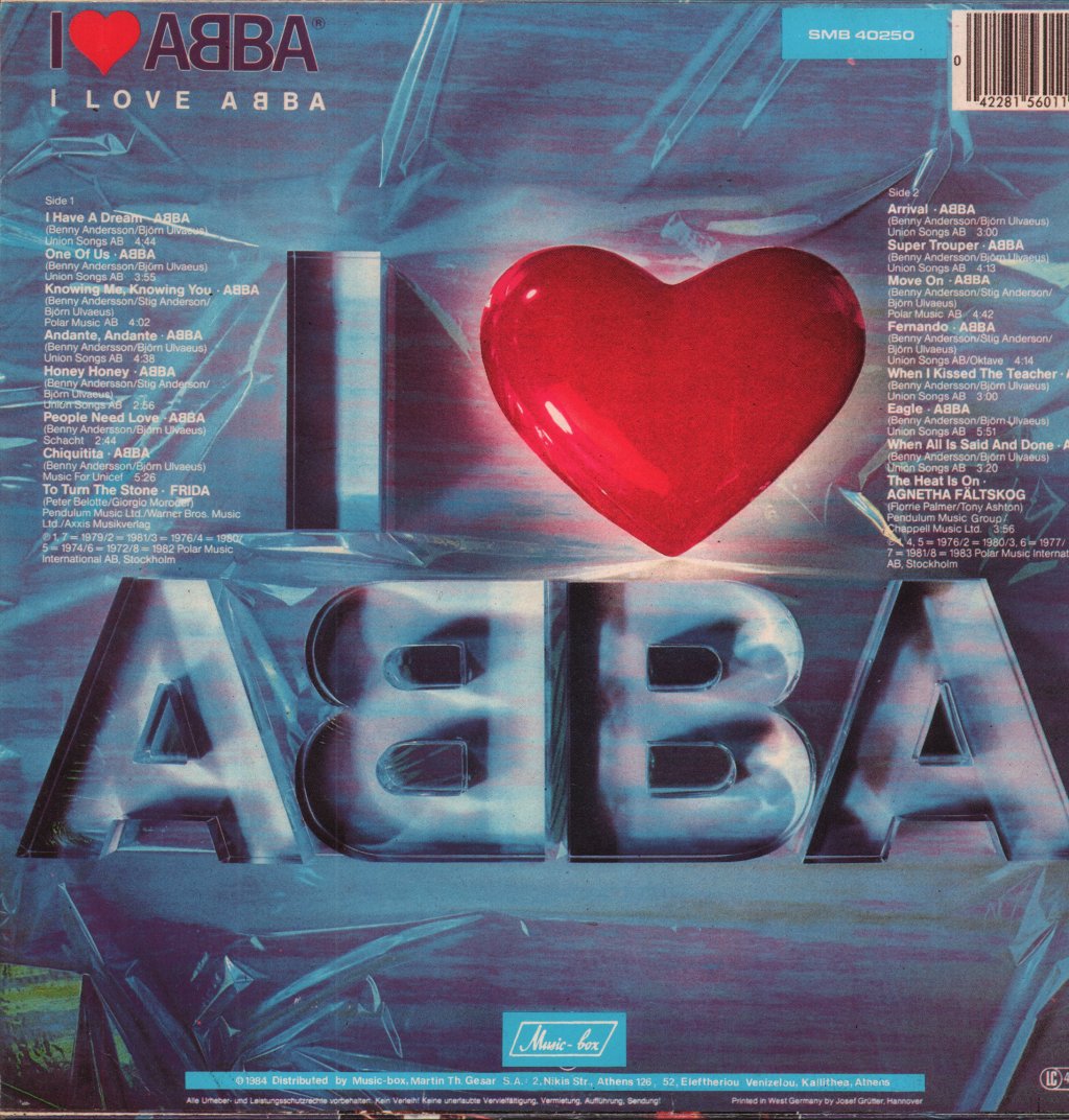 ABBA - I Love Abba - Lp