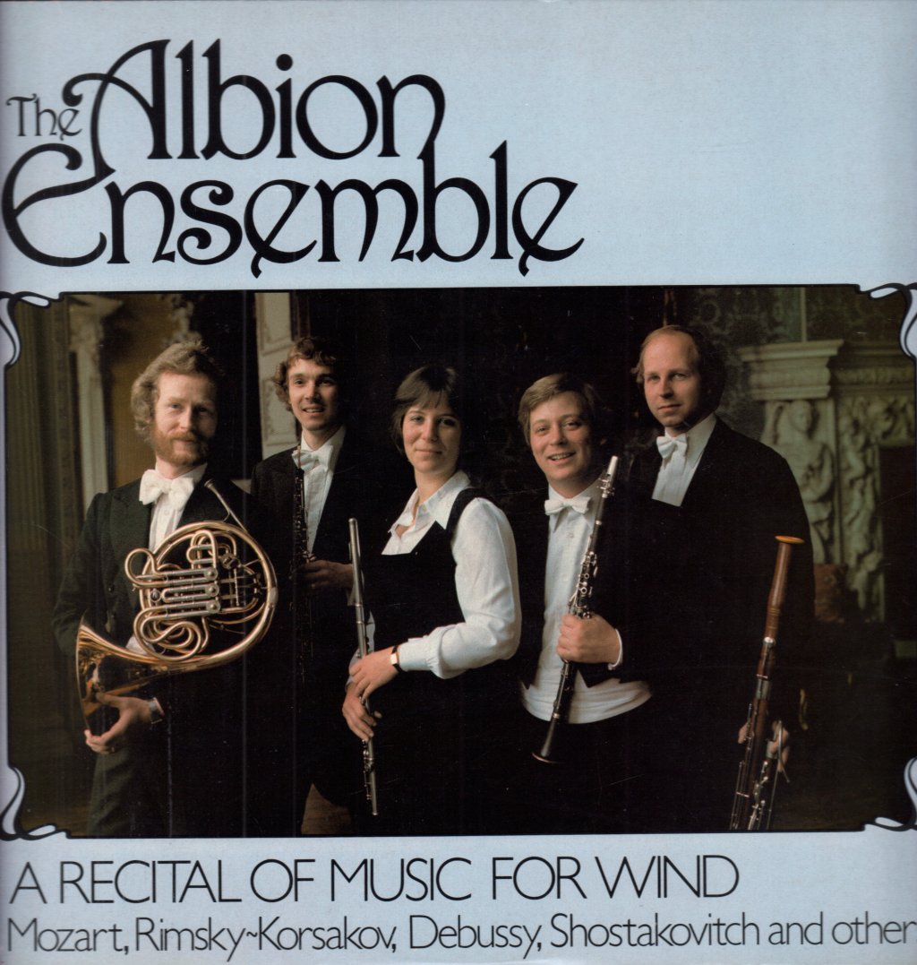 Albion Ensemble - A Recital Of Music For Wind - Lp