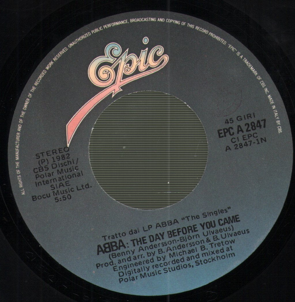 ABBA - Day Before You Came - 7 Inch