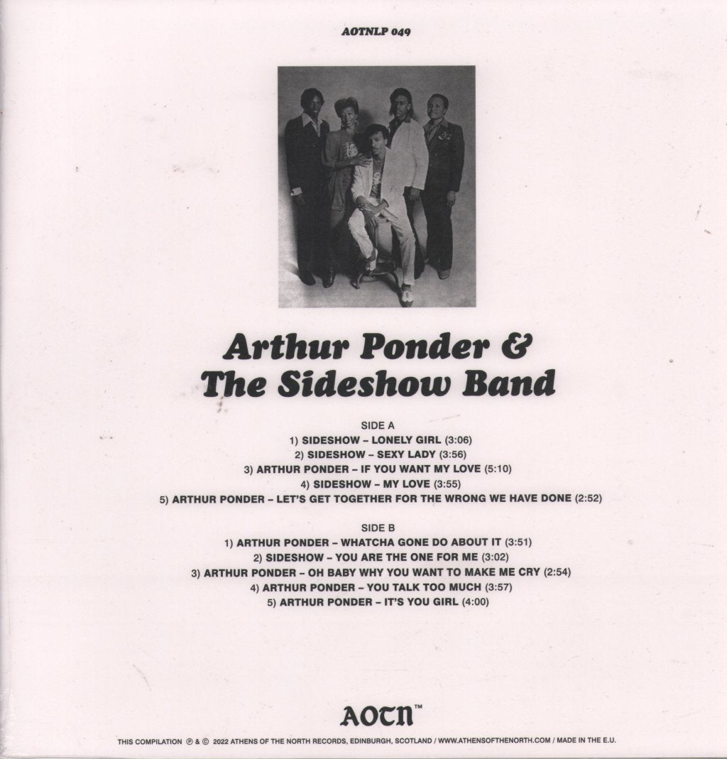 Arthur Ponder & The Sideshow Band - Arthur Ponder & The Sideshow Band - Lp