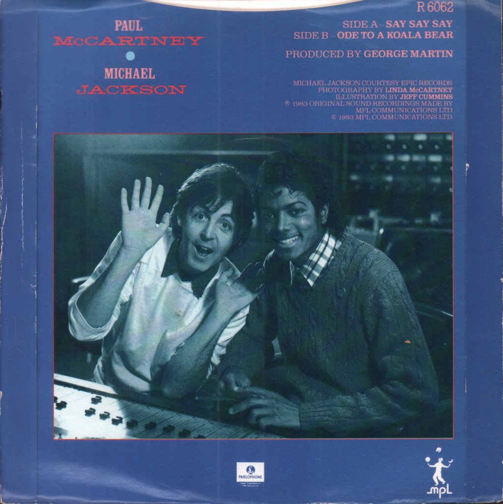 Michael Jackson / Paul McCartney - Say Say Say - 7 Inch