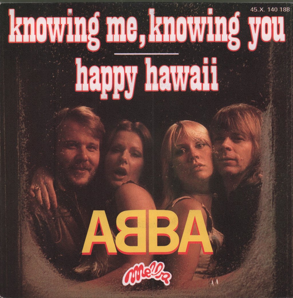 ABBA - Knowing Me, Knowing You / Happy Hawaii - 7 Inch