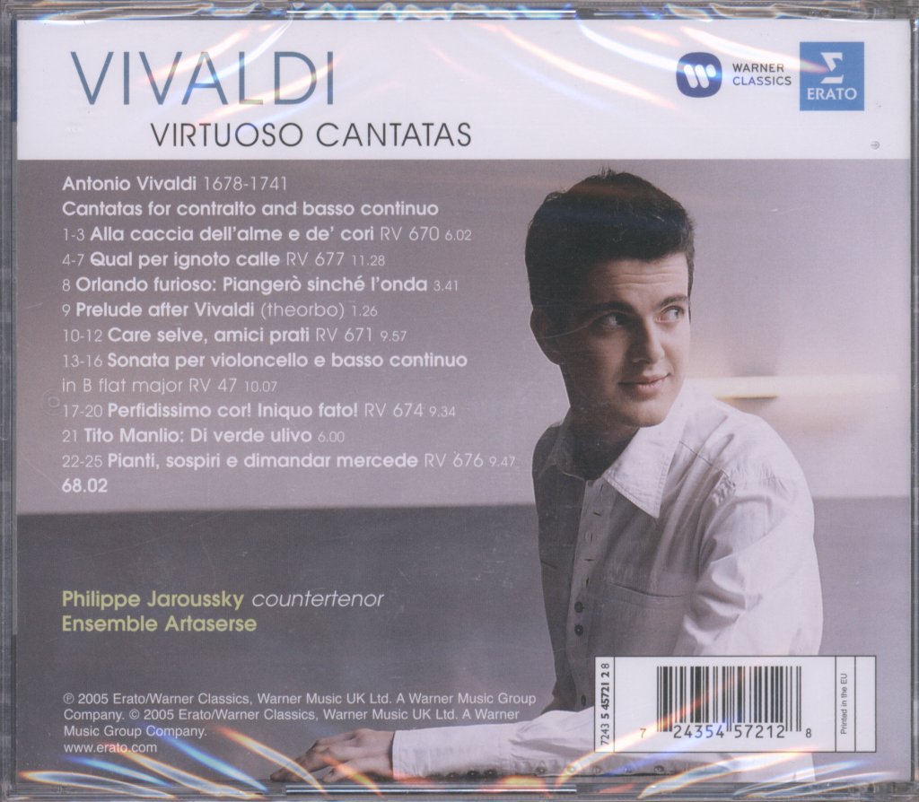 Philippe Jaroussky, Ensemble Artaserse - Vivaldi : Virtuoso Cantatas - Cd