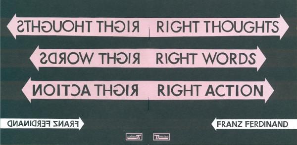 Franz Ferdinand - Right Thoughts Right Words Right Action - Cd