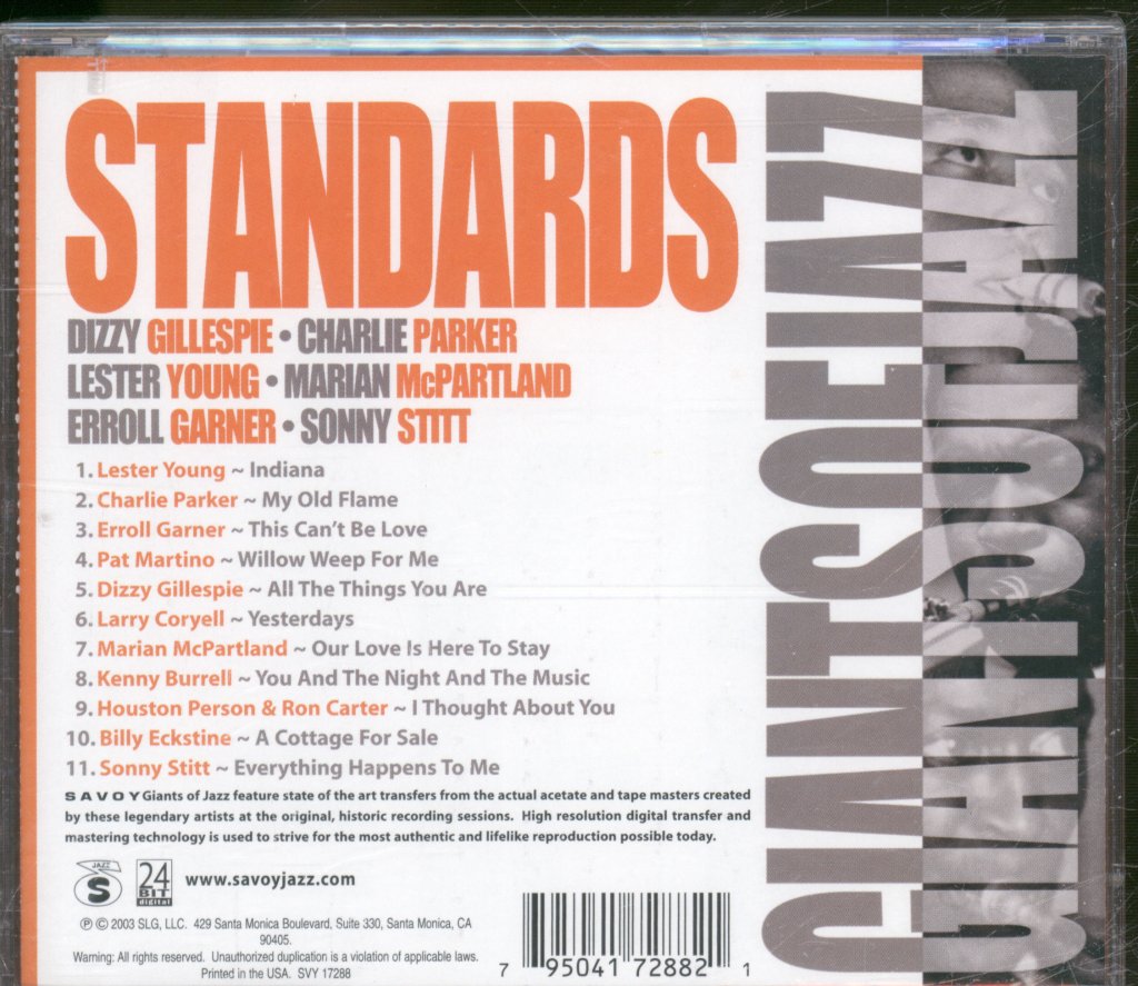 Various Artists - Giants Of Jazz ~ Standards - Cd