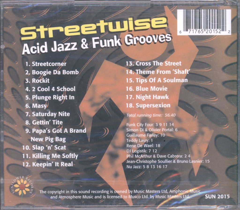 Various Artists - Streetwise - Acid Jazz & Funk Grooves - Cd