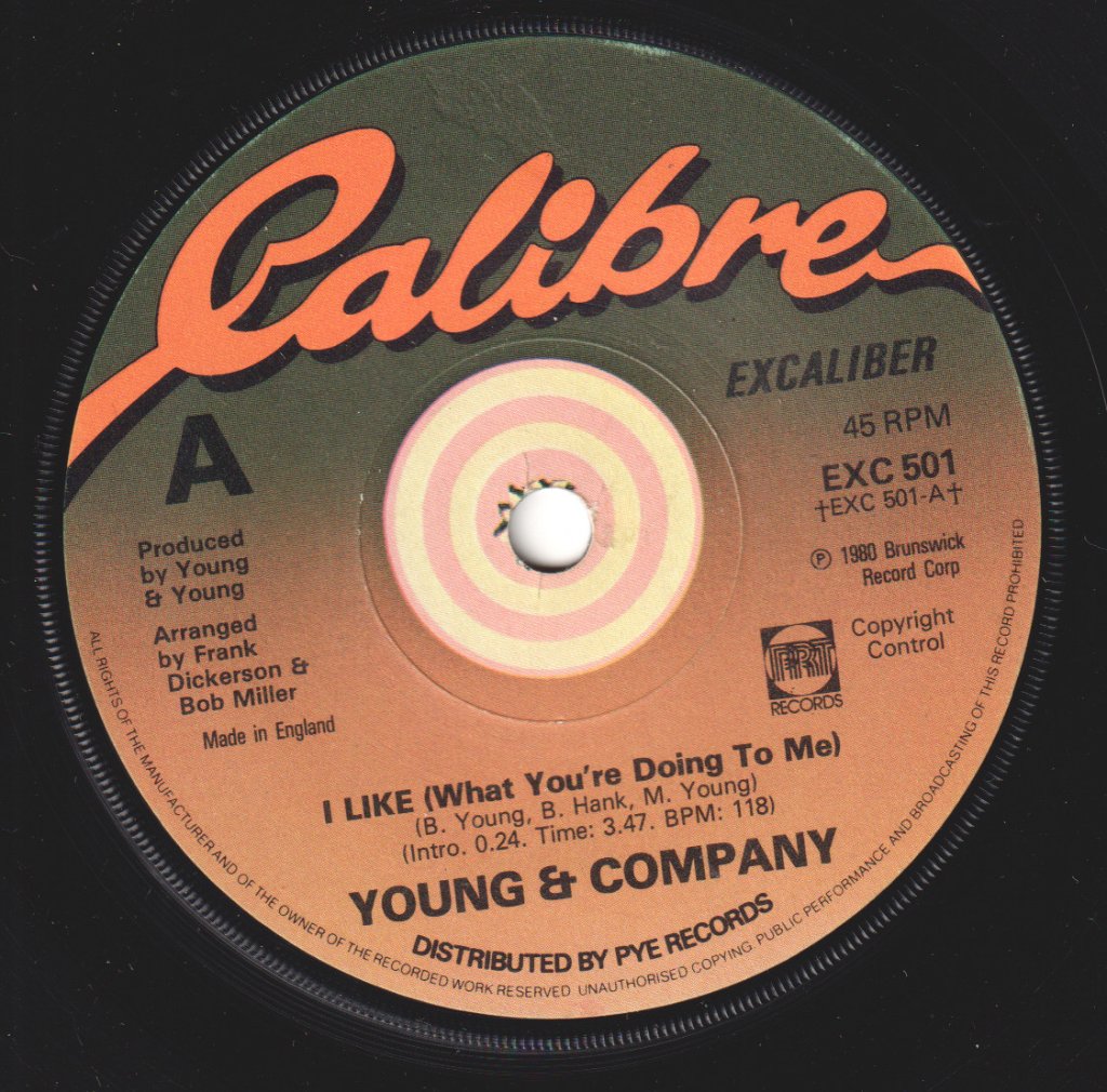 Young And Company - I Like What You're Doing To Me - 7 Inch