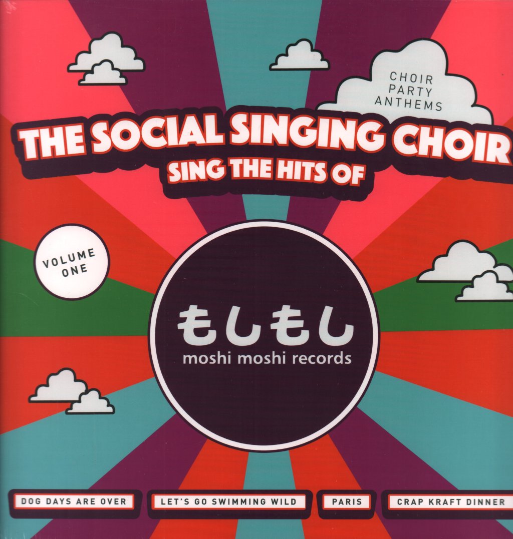 social singing choir - sings the hits of moshi moshi records volume one - 12 Inch