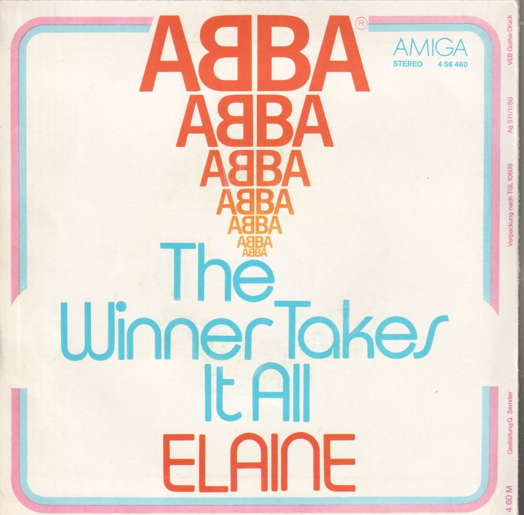 ABBA - Winner Takes It All - 7 Inch