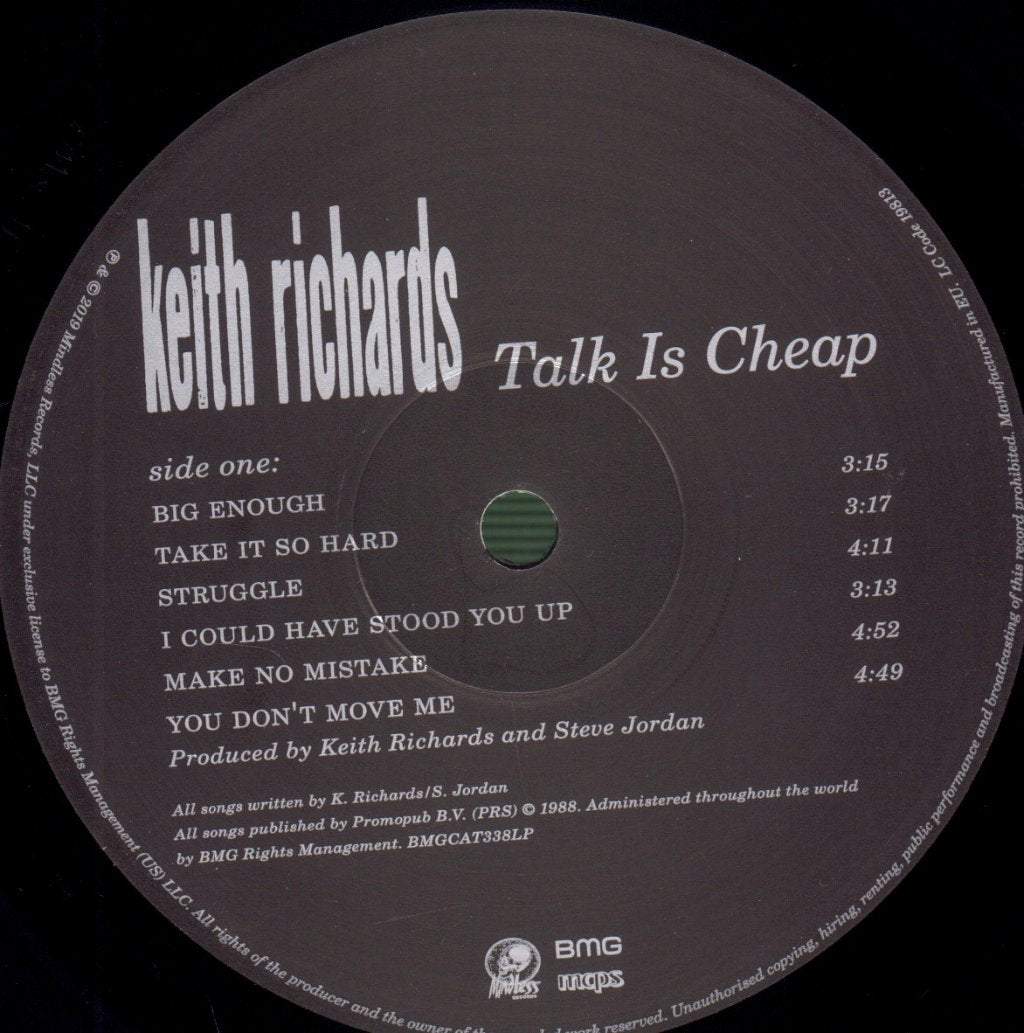 Keith Richards - Talk Is Cheap - Lp