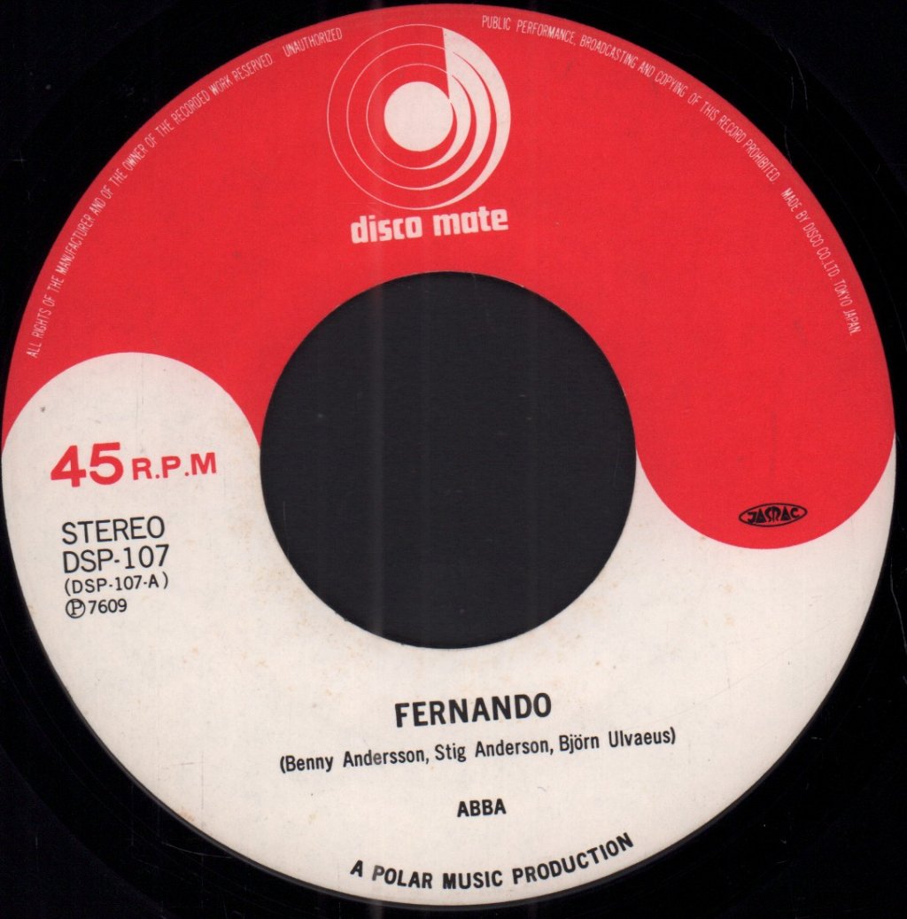 ABBA - Fernando - 7 Inch