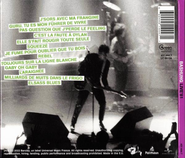 Alain Bashung - Live '81 - Cd