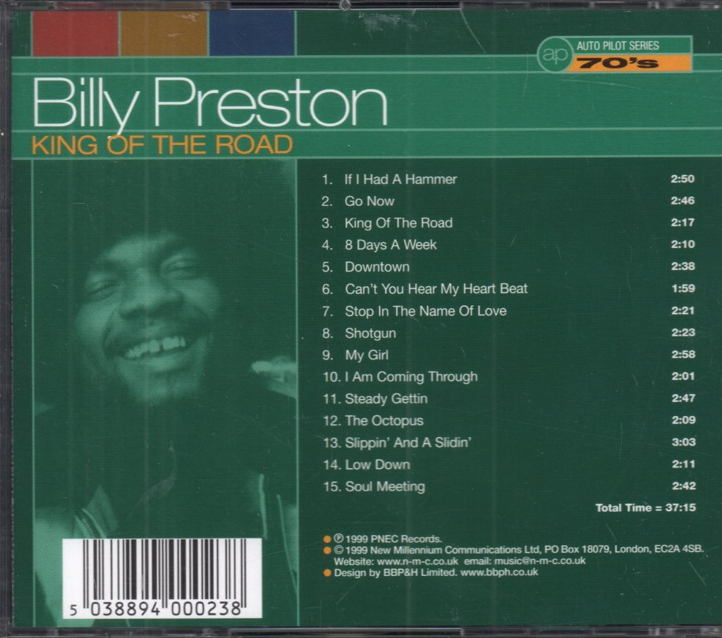 Billy Preston - King Of The Road - Cd