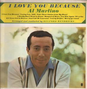 Al Martino - I Love You Because - Lp