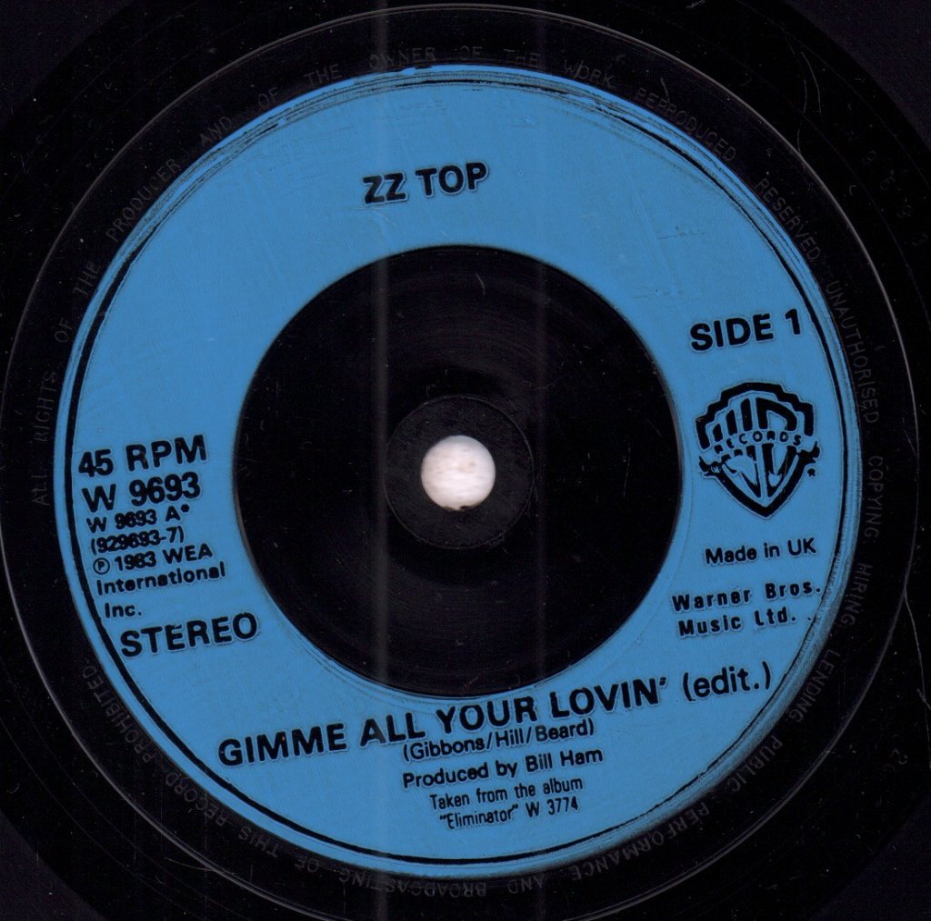 ZZ Top - Gimme All Your Lovin - 7 Inch