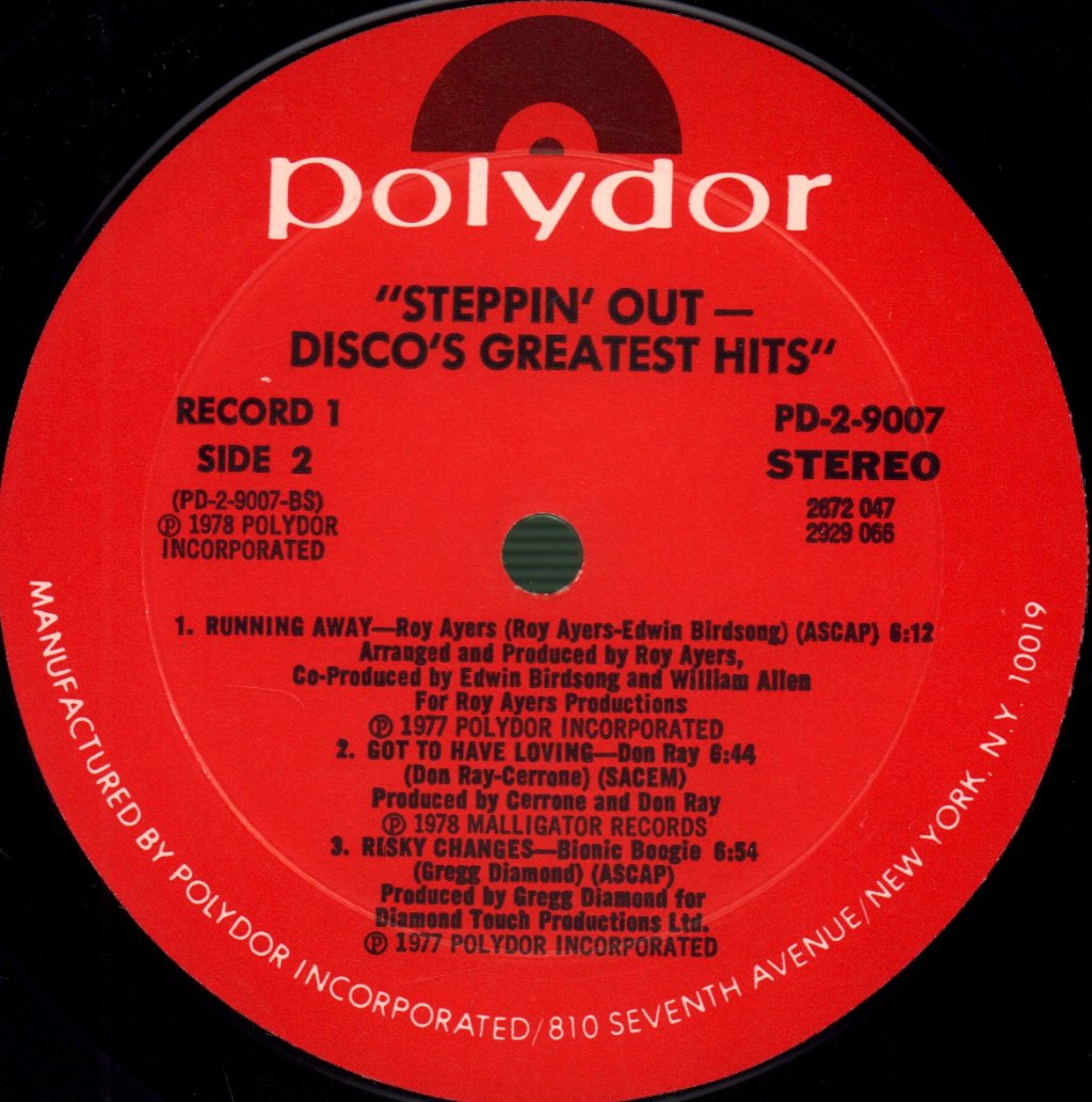 Various Artists - Steppin' Out - Disco's Greatest Hits - Double Lp