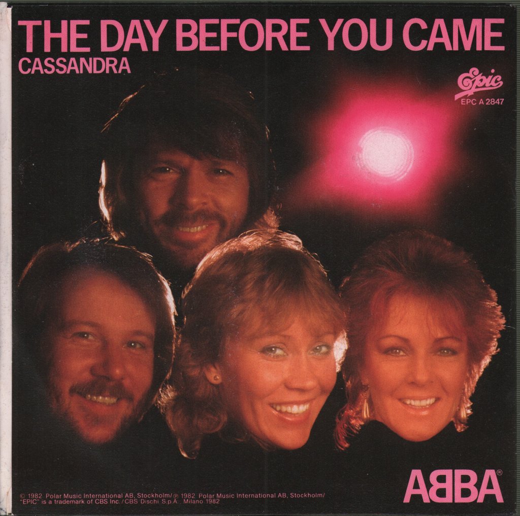 ABBA - Day Before You Came - 7 Inch