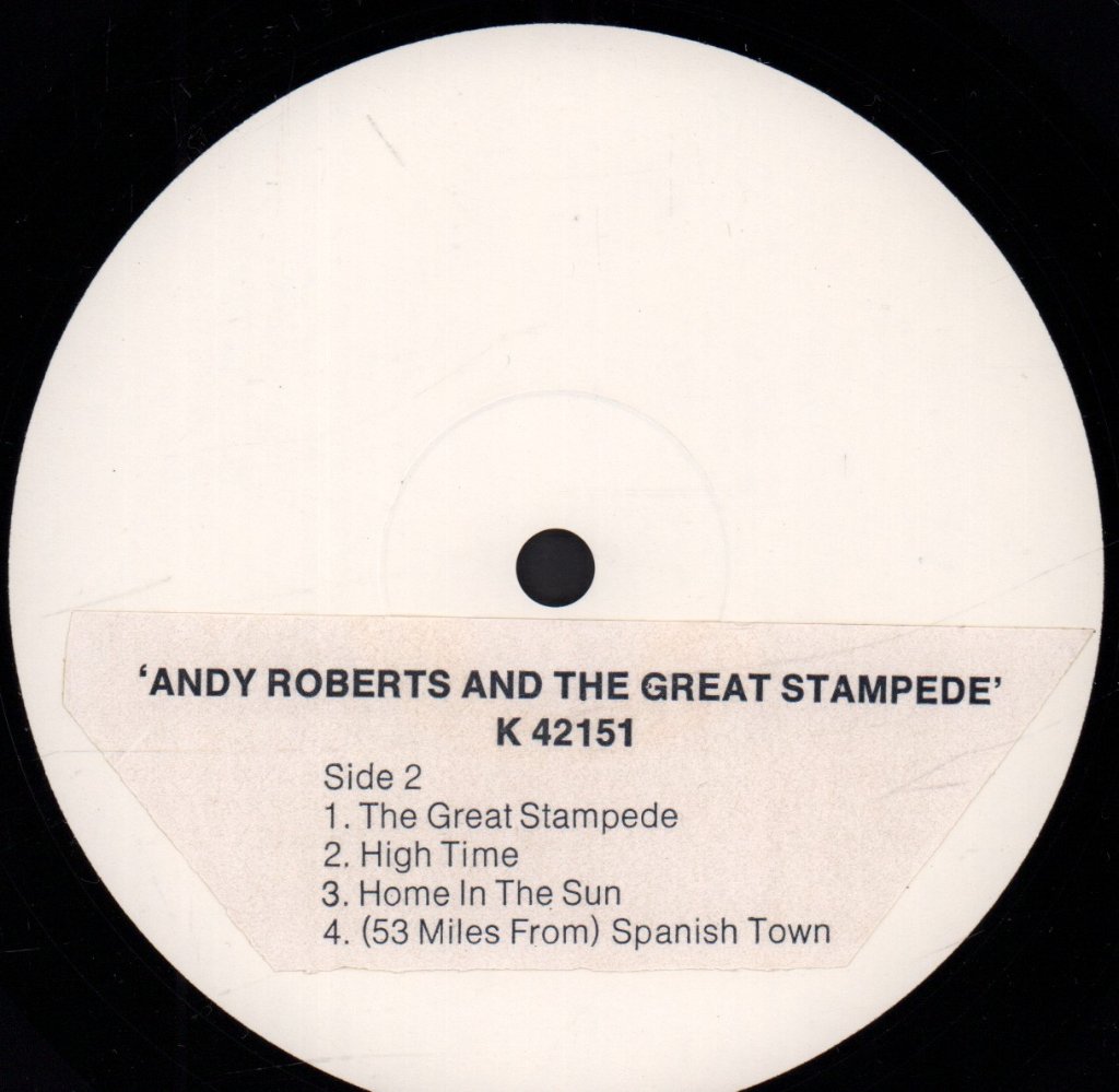 Andy Roberts And The Great Stampede - Andy Roberts And The Great Stampede - Lp