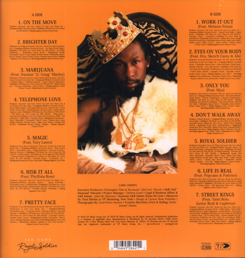 Jah Cure - Royal Soldier - Lp