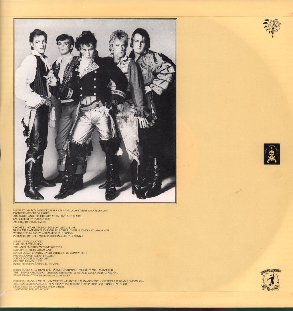 Adam And The Ants - Prince Charming - Lp