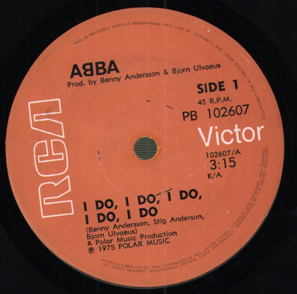 ABBA - I Do, I Do, I Do, I Do, I Do - 7 Inch