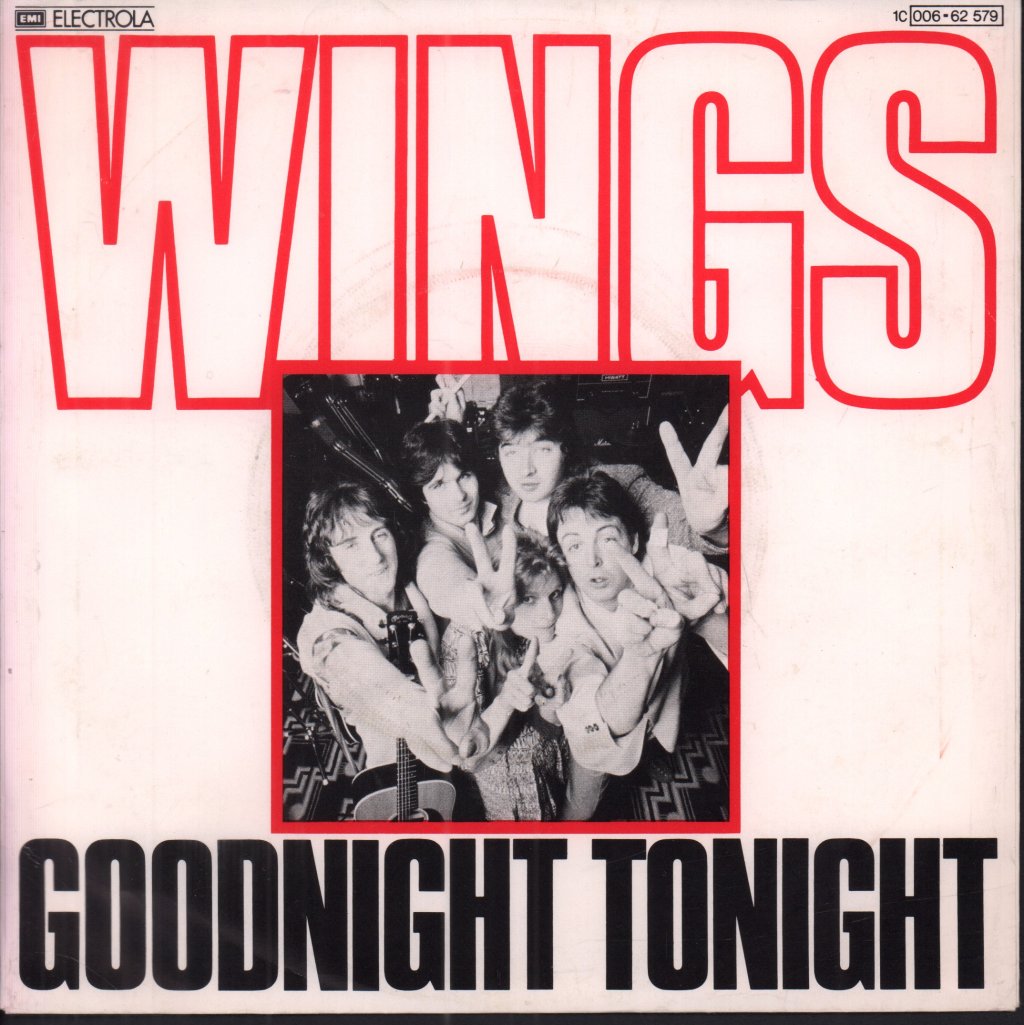 Wings - Goodnight Tonight - 7 Inch