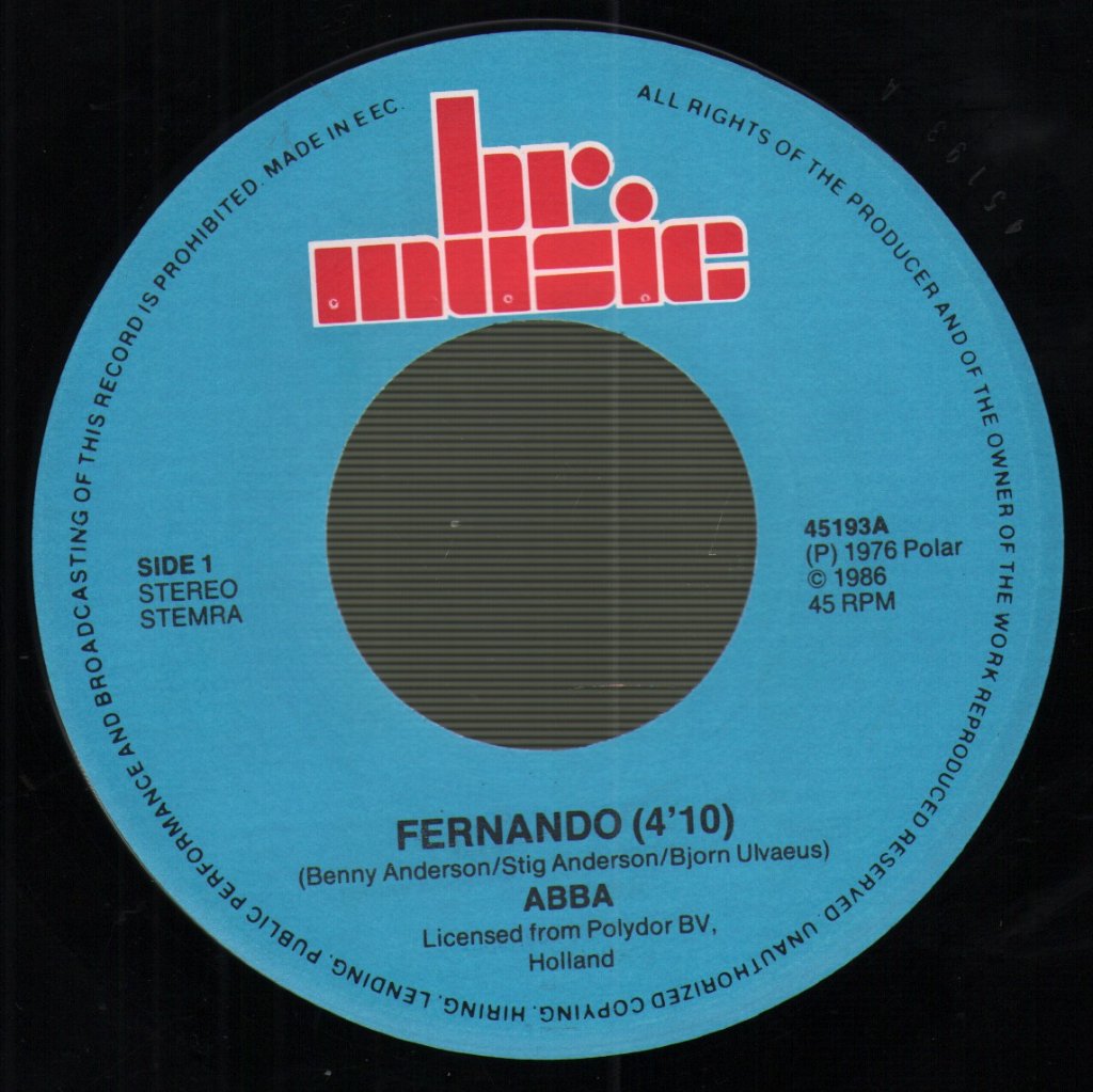 ABBA - Fernando / Dancing Queen - 7 Inch