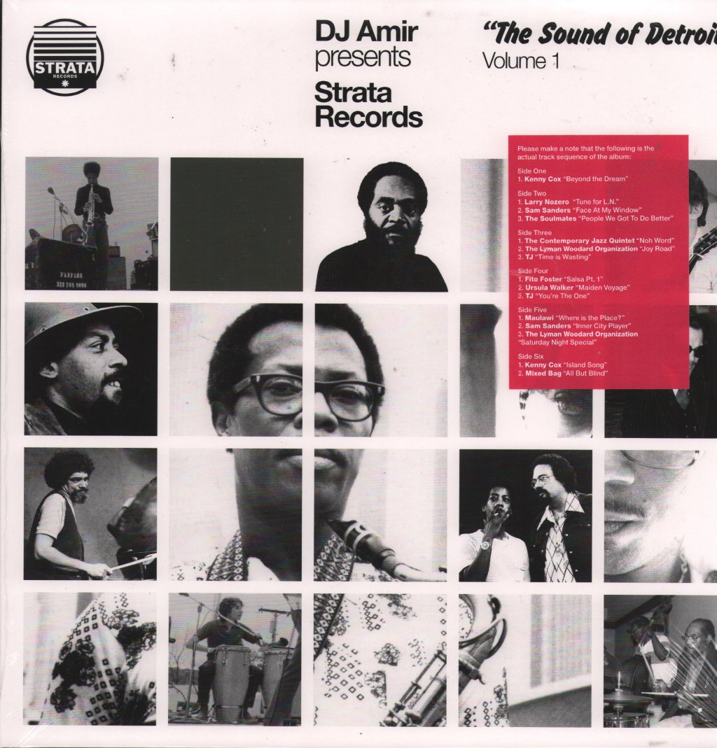 Various Artists - DJ Amir presents Strata Records: The Sound of Detroit Volume 1 - Triple Lp