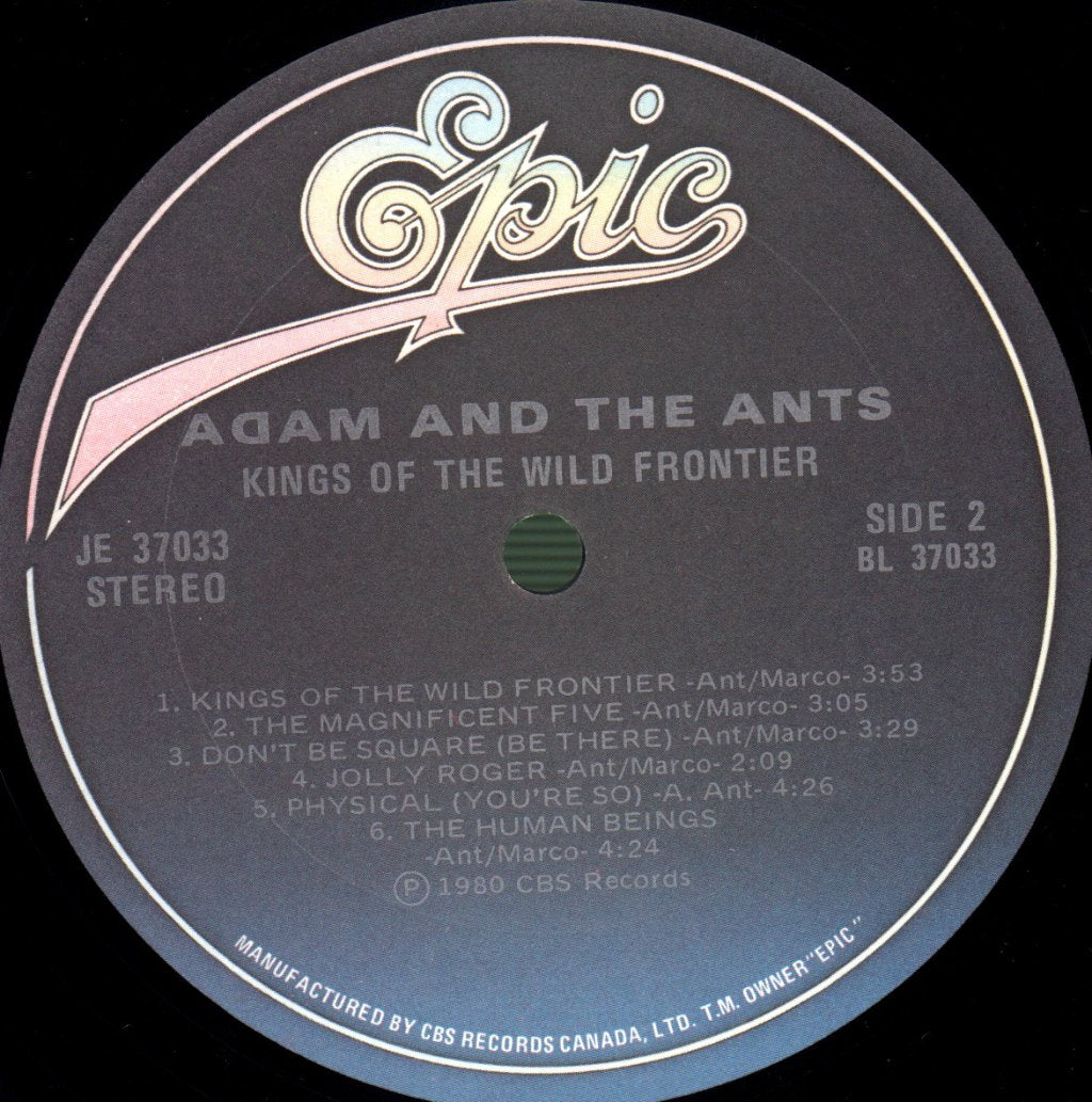 Adam And The Ants - Kings Of The Wild Frontier - Lp