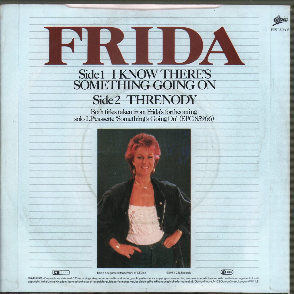 Frida - I Know There's Something Going On - 7 Inch