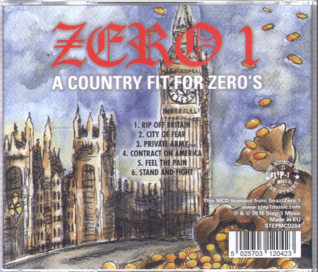 Zero 1 - A Country Fit For Zeros - Cd