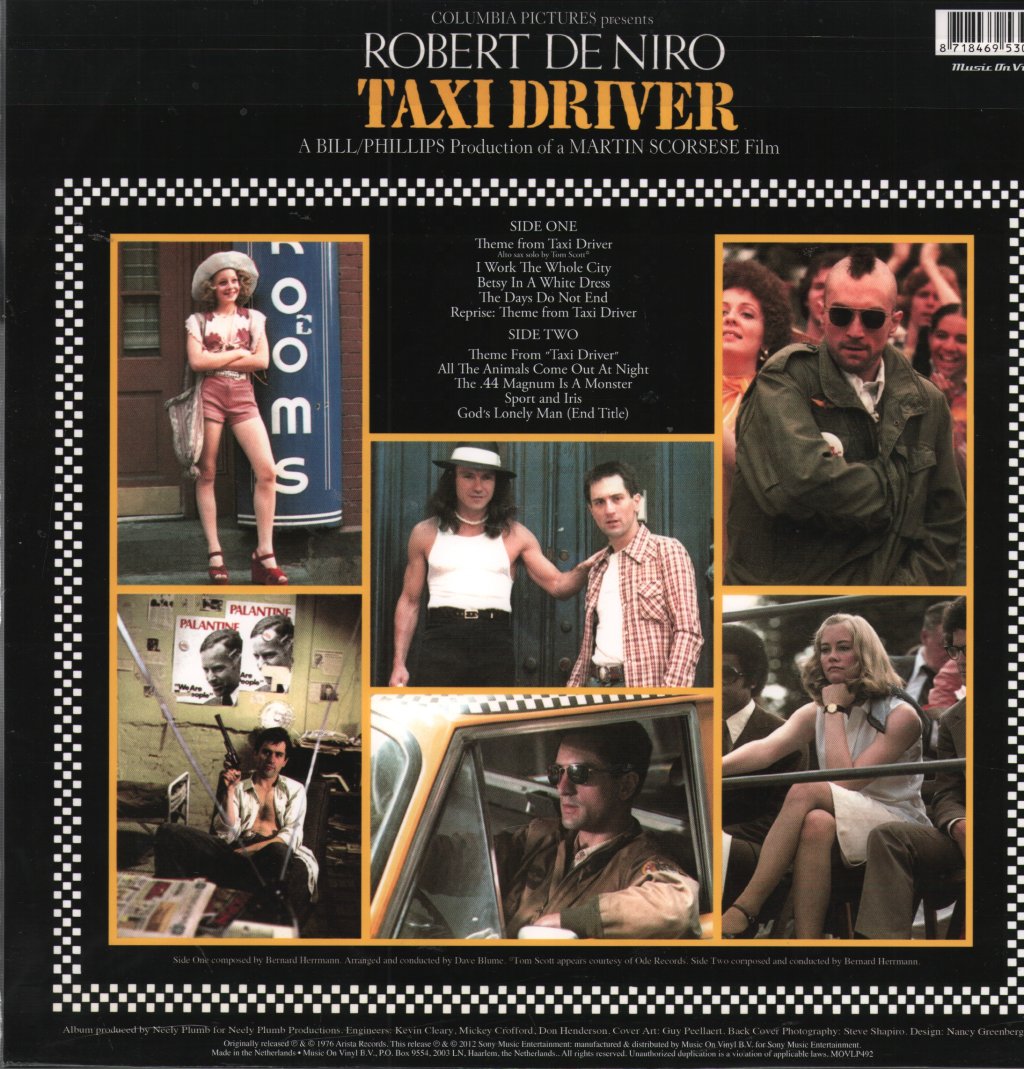 Bernard Herrmann - Taxi Driver (Original Soundtrack Recording) - Lp