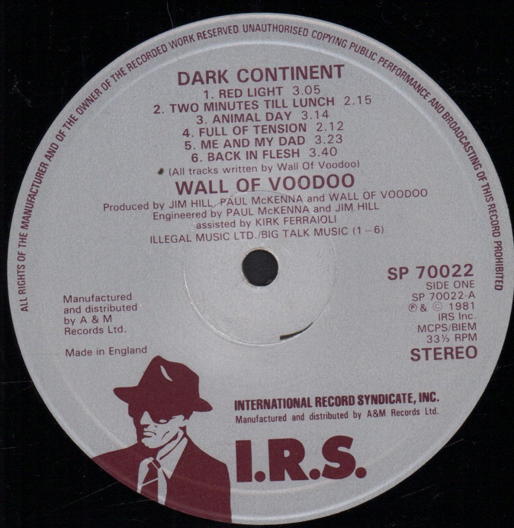 Wall Of Voodoo - Dark Continent - Lp