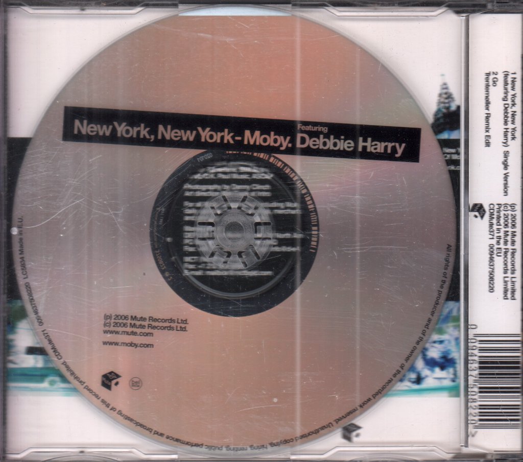 Moby Featuring Debbie Harry - New York New York - Cd