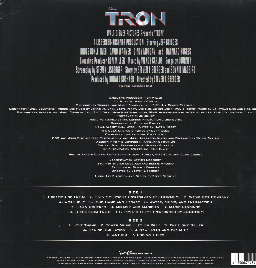 Wendy Carlos - Tron (Original Motion Picture Soundtrack) - Lp