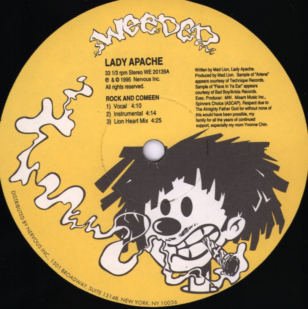 Lady Apache - Rock And Comeen - 12 Inch