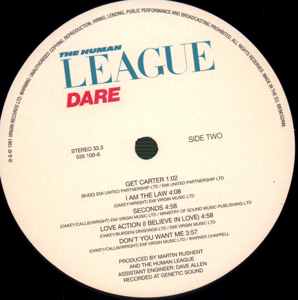 Human League - Dare - Lp