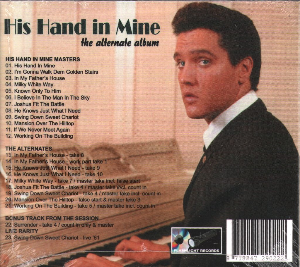 Elvis Presley - His Hand In Mine By Elvis (The Alternate Album) - Cd